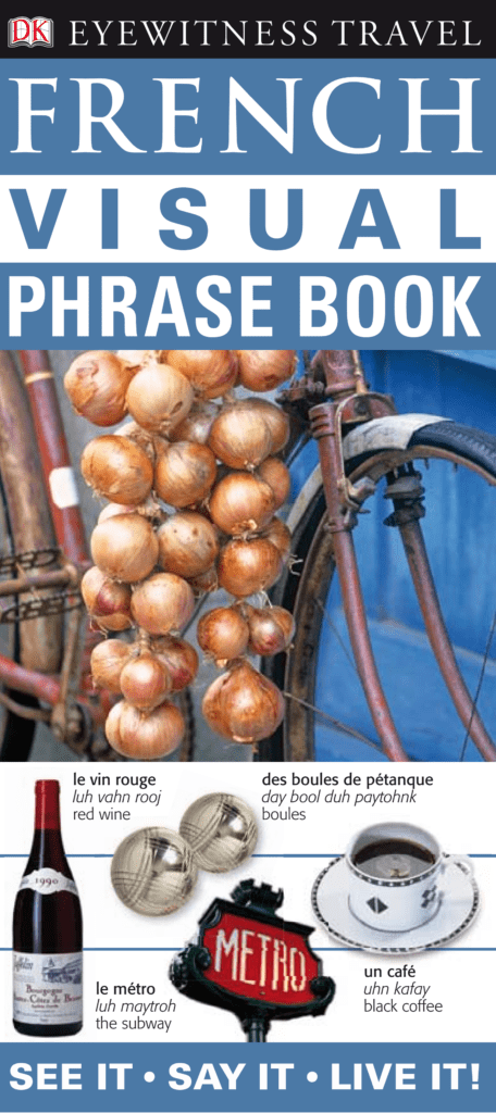 Rich Results on Google's SERP when searching for 'French Visual Phrase Book'