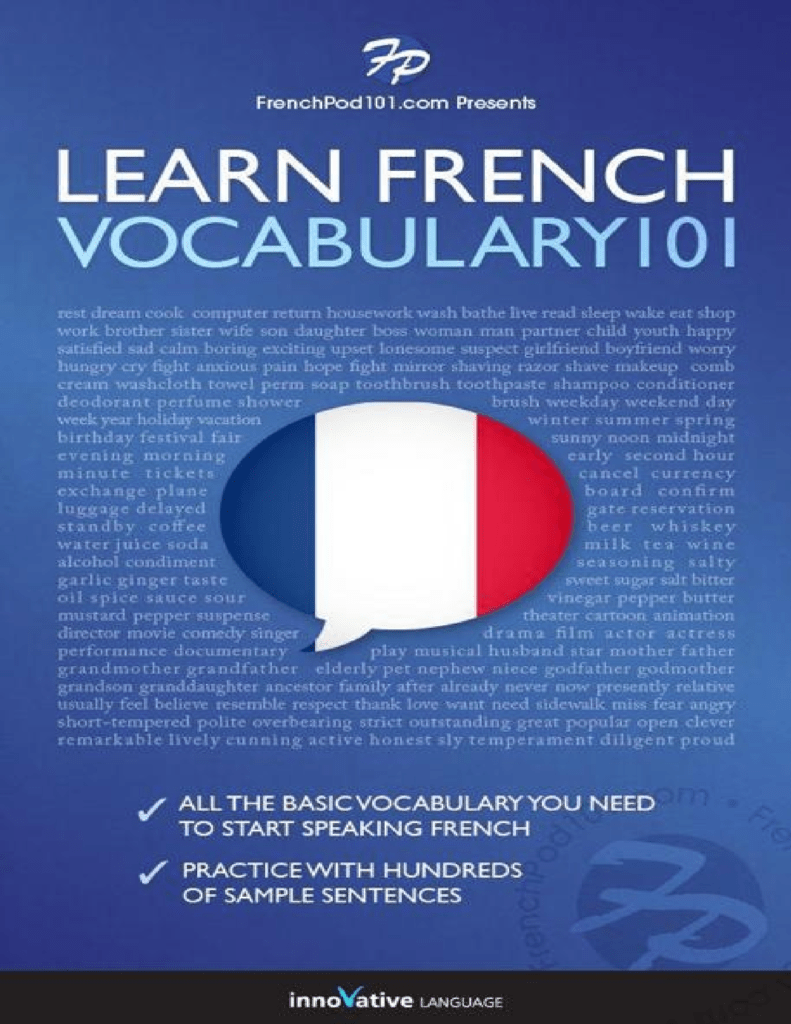Rich Results on Google's SERP when searching for 'Learn French Vocabulary 101 Book'