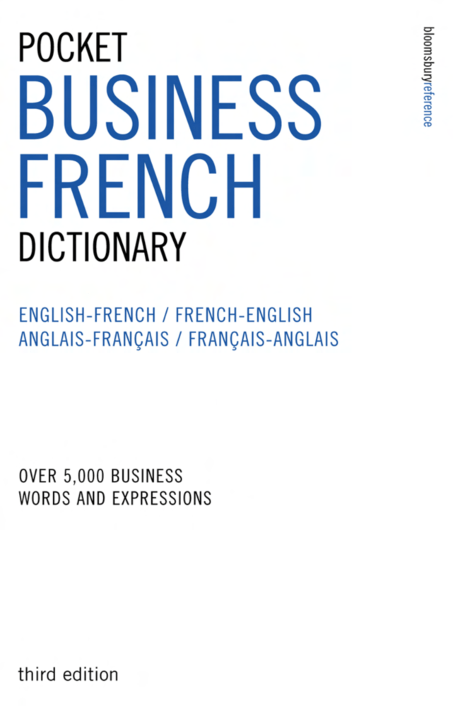 Rich Results on Google's SERP when searching for 'Pocket Business French Dictionary Over 5,000 Business Words Book'