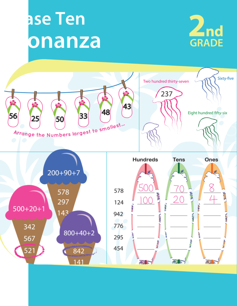Rich Results on Google's SERP when searching for 'Base Ten Bonanza 2nd Grade Workbook'