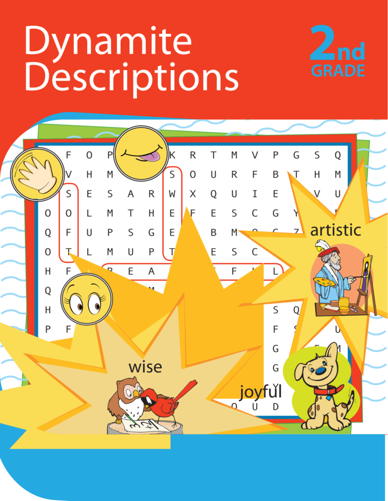 Rich Results on Google's SERP when searching for 'Dynamite Descriptions 2nd Grade Workbook'