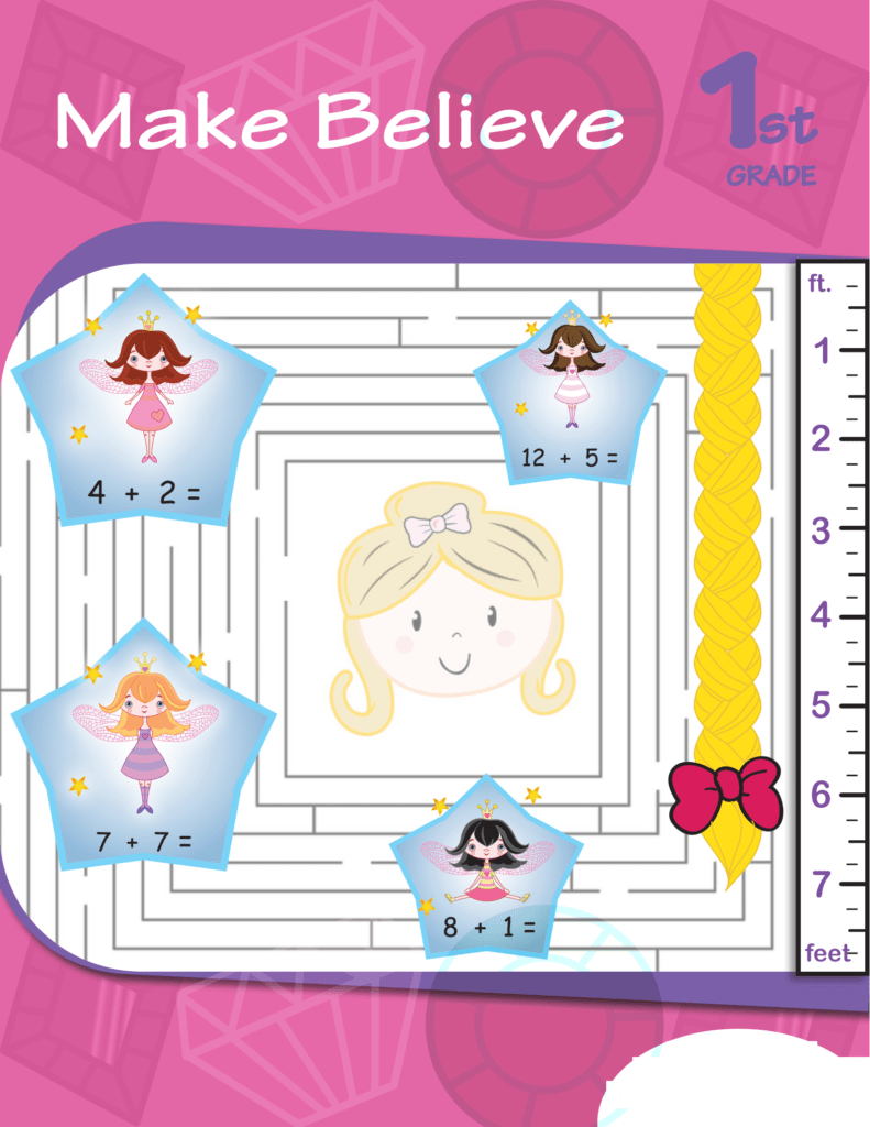 Rich Results on Google's SERP when searching for 'Make Believe 1st Grade Workbook'