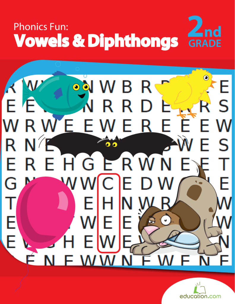 Rich Results on Google's SERP when searching for 'Phonics Fun Vowels And Diphthongs 2nd Grade Workbook'
