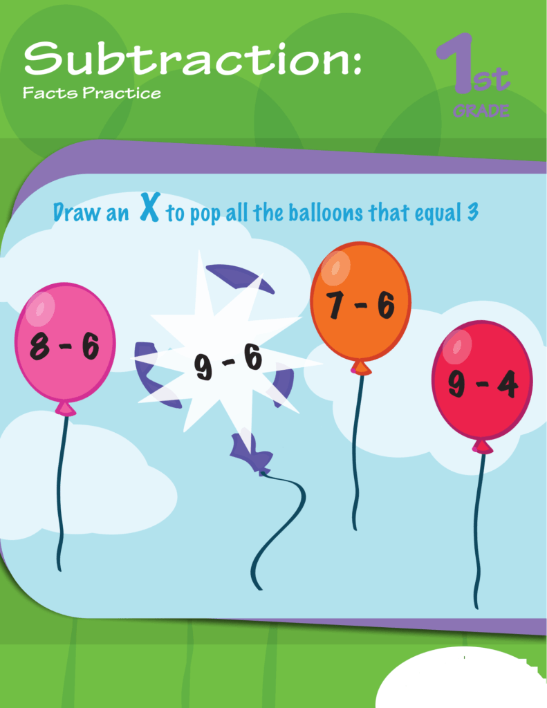 Rich Results on Google's SERP when searching for 'Subtraction Facts Practice 1st Grade Workbook'