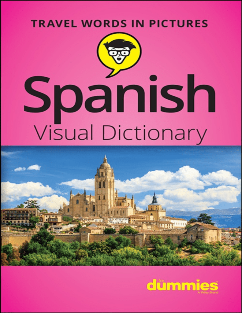 Rich Results on Google's SERP when searching for 'Travel Words In Pictures Spanish Visual Dictionary Book'